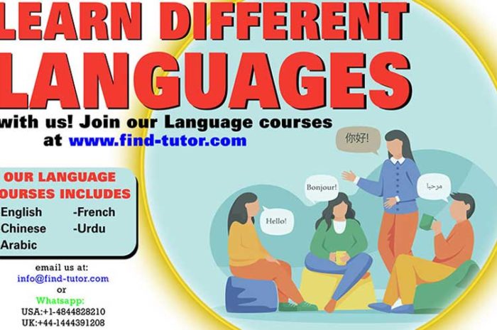 Learn different languages with us.
